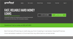 Desktop Screenshot of greenleaffunding.com